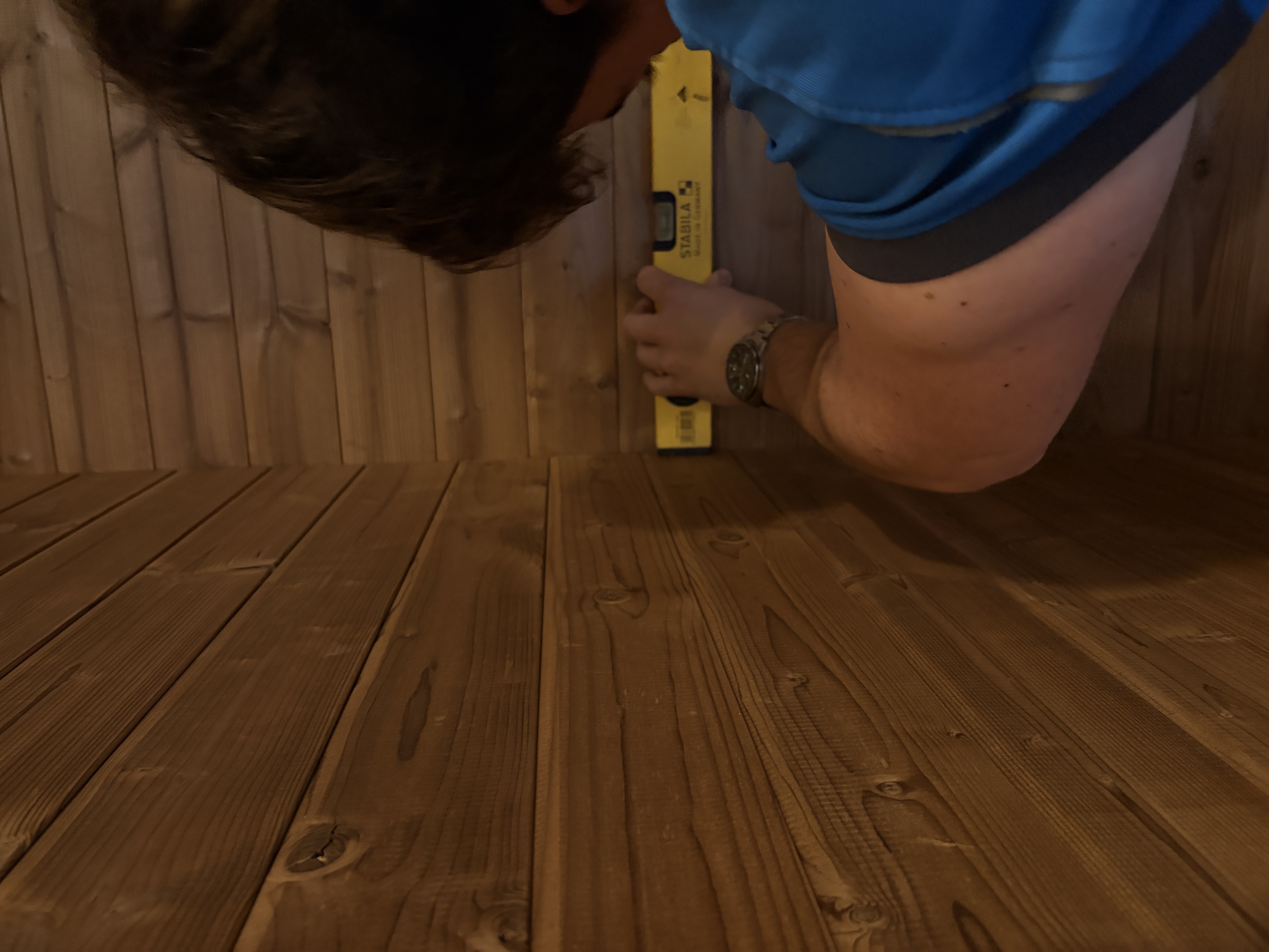 Plaatsing met waterpas